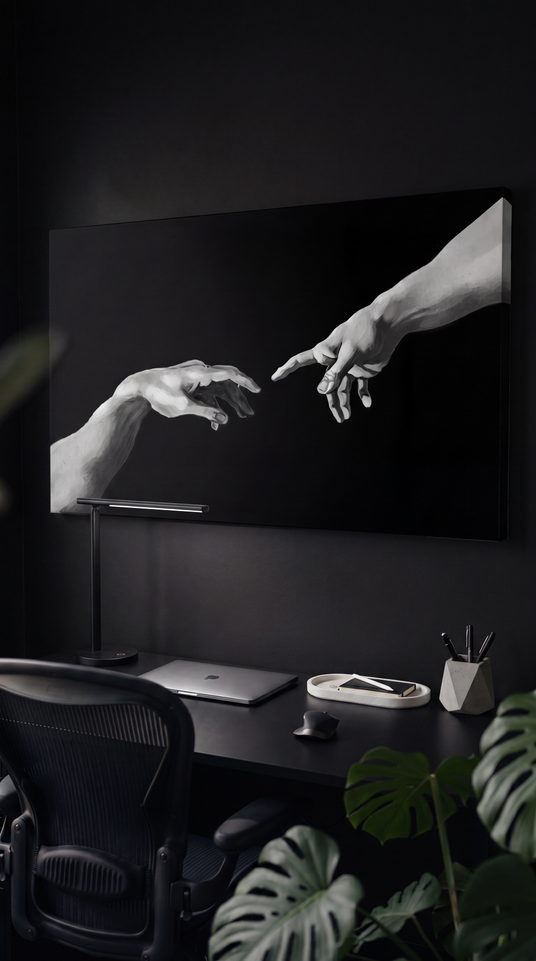 The Reach above a studio desk